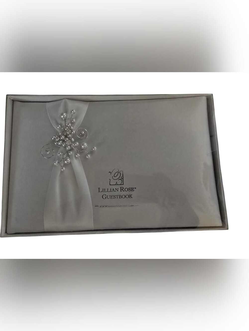 Lillian Rose Silver Pearl Decor